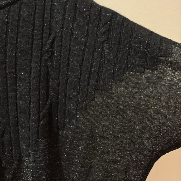 Lafayette 148 Black Knit Sweater - new w/o tag - size XL - cashmere blend - Picture 4 of 6